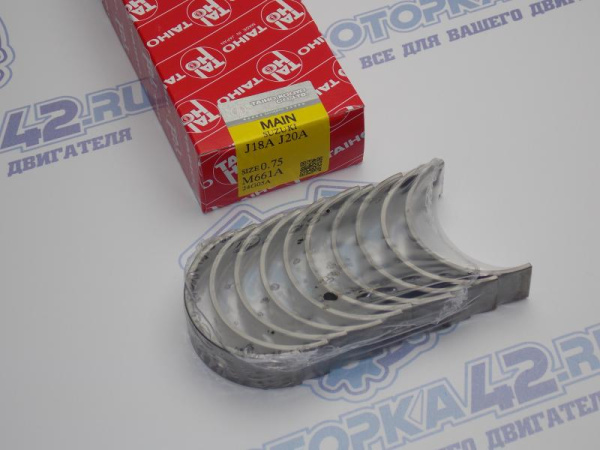 Вкладыши коренные TAIHO ремонт +0,75 SUZUKI J18A, J20A, H20A