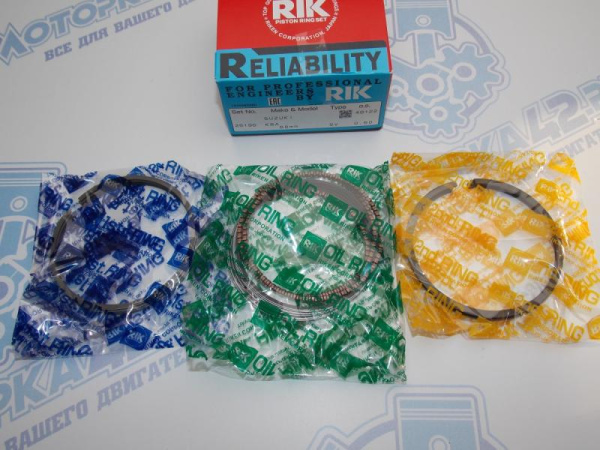 Кольца поршневые RIK ремонт +0,50 SUZUKI K6A, K10A