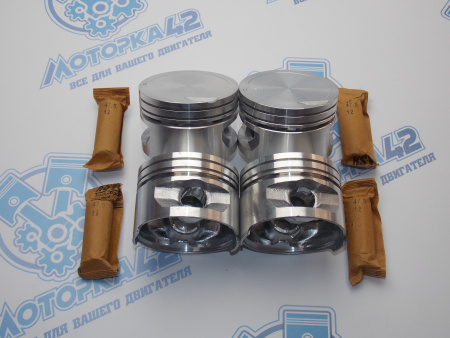 Поршни + кольца к-кт 4шт стандарт HYUNDAI G4EB, G4EK 12v