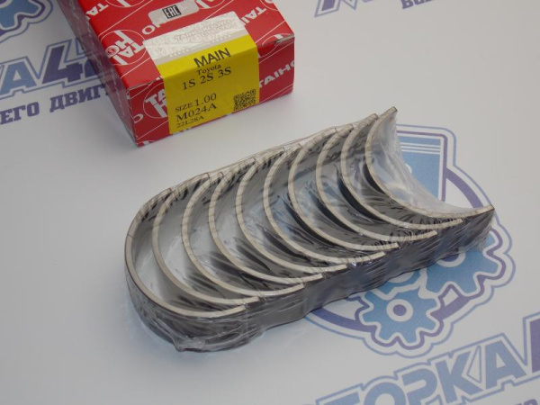 Вкладыши коренные TAIHO ремонт +1,00 TOYOTA 3S, 4S, 5S 