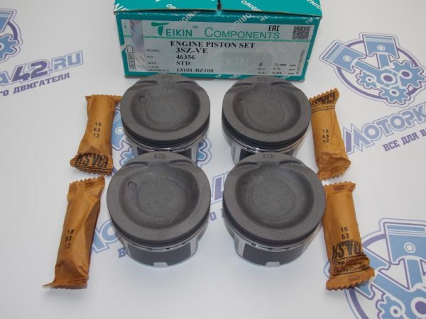Поршни TEIKIN к-кт 4шт стандарт TOYOTA 3SZ-VE