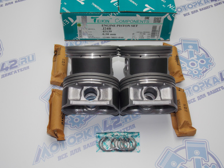 Поршни + кольца к-кт 4шт ремонт +0,50 SUZUKI J24B