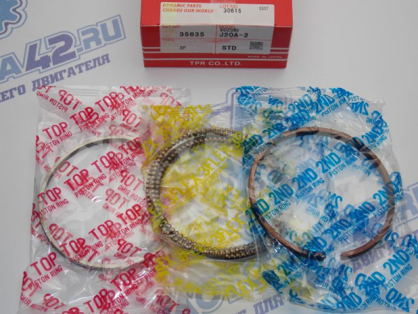 Кольца поршневые TPR стандарт SUZUKI J20A '06-
