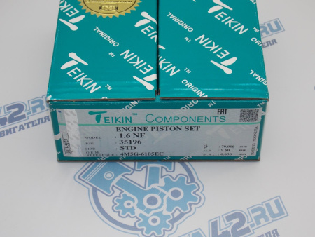 Поршни TEIKIN к-кт 4шт стандарт FORD Focus 115л.с.