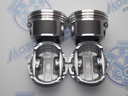 Поршни + кольца 4шт ремонт +0,25 Chery Tiggo 2.0 со стопорами