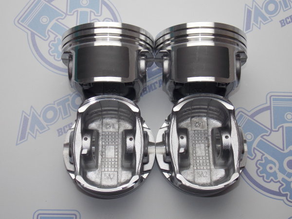 Поршни + кольца 4шт ремонт +0,25 Chery Tiggo 2.0 со стопорами