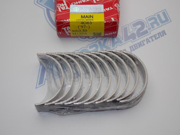Вкладыши коренные TAIHO ремонт +0,50 MMC 4G63 SOHC, 4G64