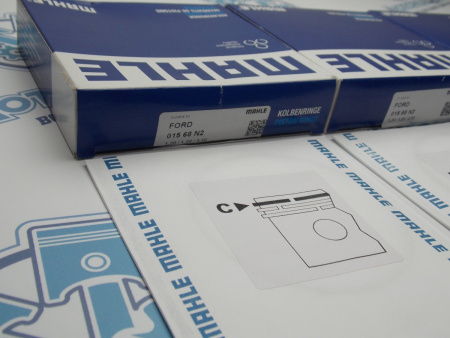 Кольца MAHLE к-кт 4шт ремонт +0,5 FORD 1.8