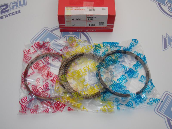 Кольца поршневые TPR ремонт +1,00 NEXIA A15SMS