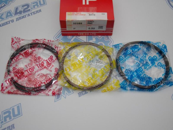 Кольца поршневые TPR ремонт +0,50 HONDA K20A