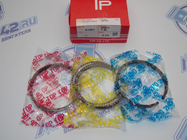 Кольца поршневые TPR ремонт +0,25 NEXIA A15SMS