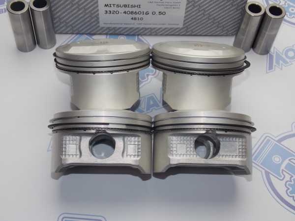 Поршни HS к-кт 4шт ремонт +0,50 MMC 4B10