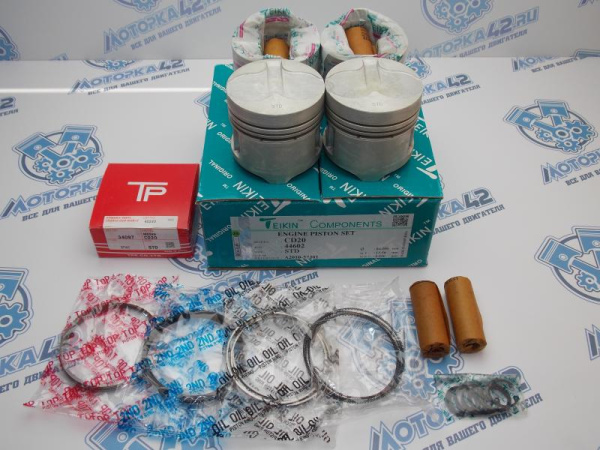 Поршни + кольца к-кт 4шт стандарт NISSAN CD20