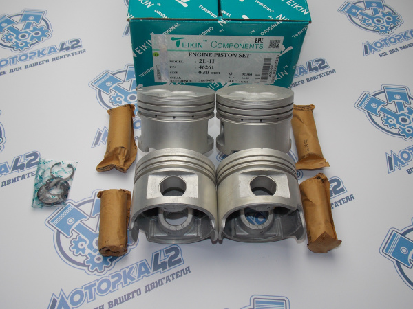 Поршни TEIKIN к-кт 4шт ремонт +0,50 TOYOTA 2L