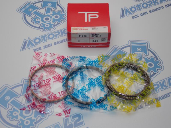 Кольца поршневые TPR ремонт +0,25 GM F14D3