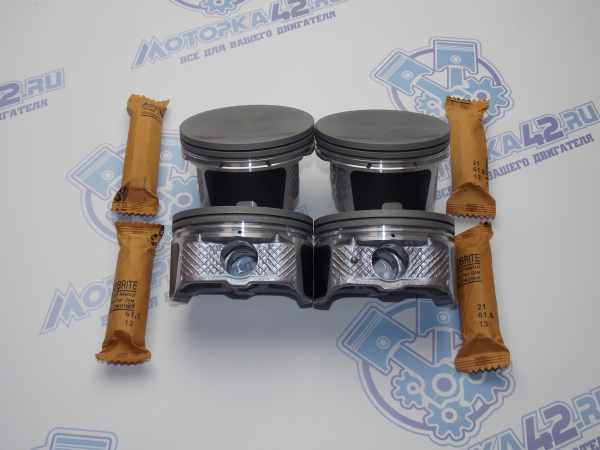 Поршни TEIKIN к-кт 4шт ремонт +0,25 MAZDA LFX, L3V, LFD '02- 