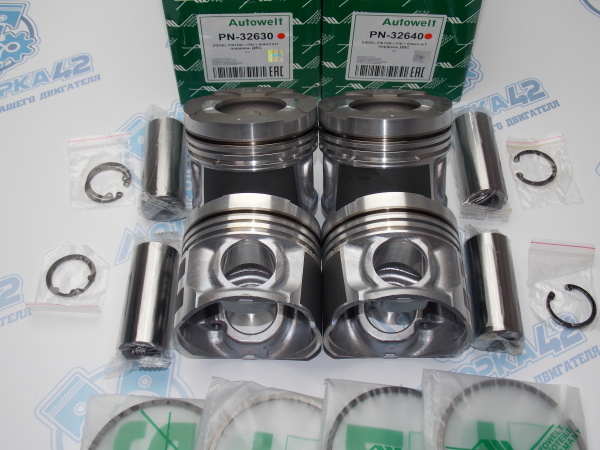 Поршни + кольца Autowelt стандарт MMC 4D56U CRDi 48