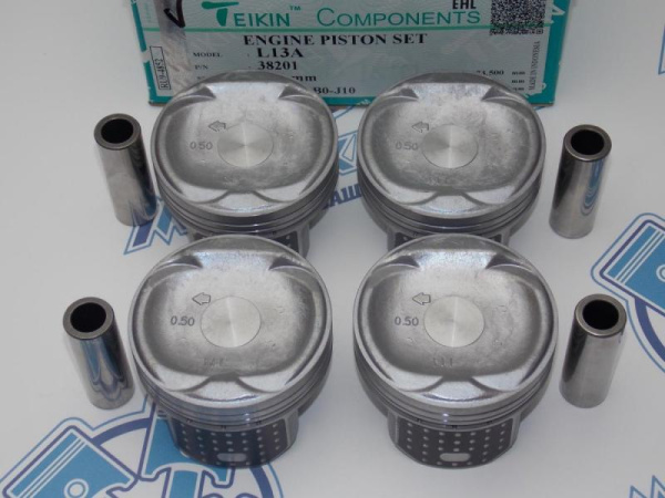 Поршни TEIKIN к-кт 4шт ремонт +0,50 HONDA L13A