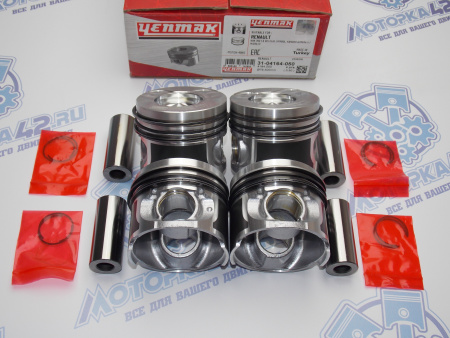 Поршни к-кт 4шт ремонт +0,50 RENAULT K9K 792 / 794 / 796 / 704 / 722 / 724