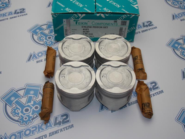 Поршни TEIKIN к-кт 4шт ремонт +1,00 TOYOTA 4S-FI