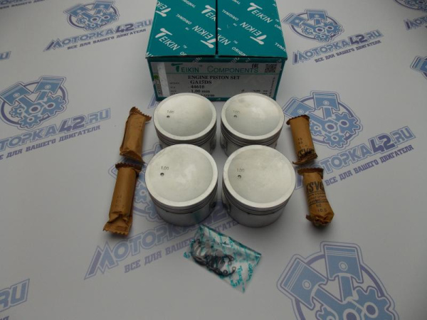 Поршни TEIKIN к-кт 4шт ремонт +1,00 NISSAN GA15DS 
