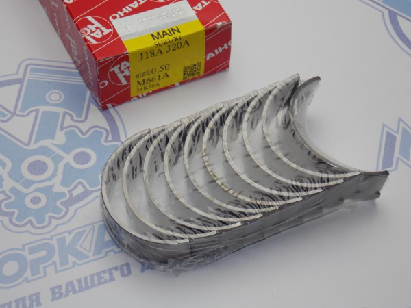 Вкладыши коренные TAIHO ремонт +0,50 SUZUKI J18A, J20A, H20A
