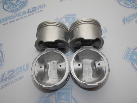 Поршни + кольца к-кт 4шт ремонт +0,50 Lifan LF479Q2, Geely MR479QA