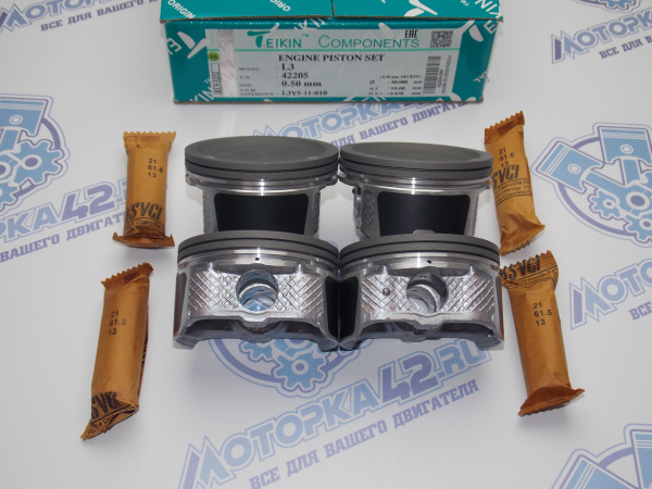 Поршни TEIKIN к-кт 4шт ремонт +0,50 MAZDA 2,3 L3 01-06