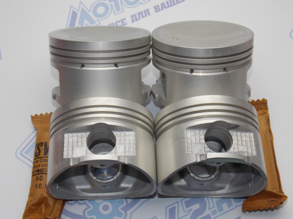 Поршни + кольца 4шт ремонт +1,00 NISSAN QG15DE