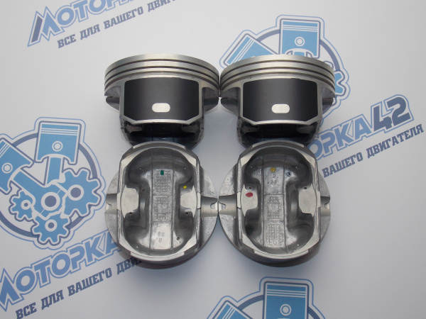 Поршни + кольца к-кт 4шт ремонт +0,50 HYUNDAI G4KE