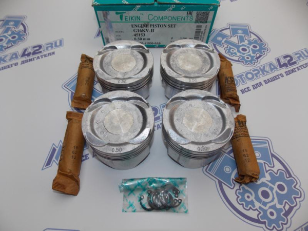 Поршни TEIKIN к-кт 4шт ремонт +0,50 SUZUKI G15A, G16A