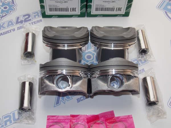 Поршни AW к-кт 4шт ремонт +0,50 FORD 1.5 EcoBoost