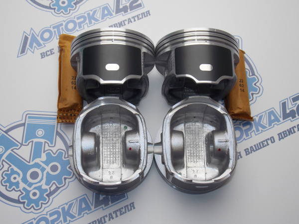 Поршни + кольца к-кт 4шт ремонт +0,50 MMC 4G69 (MIVEC)