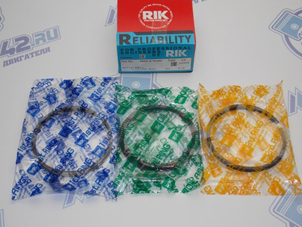 Кольца поршневые RIK стандарт HYUNDAI G4EE