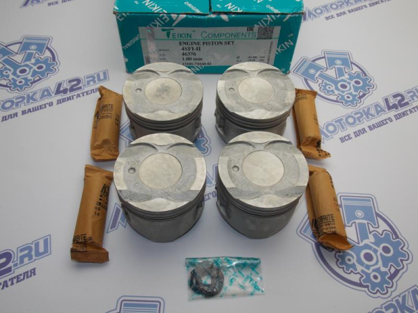 Поршни TEIKIN к-кт 4шт ремонт +1,00 TOYOTA 4S-FE