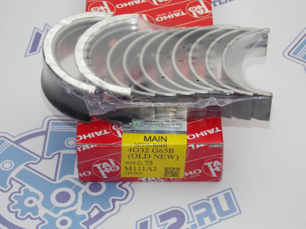 Вкладыши коренные TAIHO ремонт +0,75 MMC 4G62, 4G63