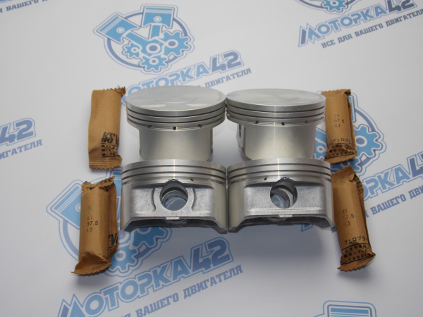 Поршни TEIKIN к-кт 4шт ремонт +1,00 MMC 4B10, 4B11