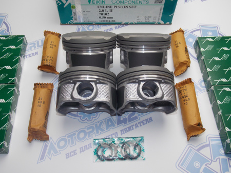 Поршни и кольца 4шт ремонт +0,50 RENAULT F4R 400