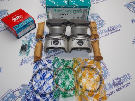 Поршни + кольца к-кт 4шт стандарт NISSAN QG18DE '03-'05