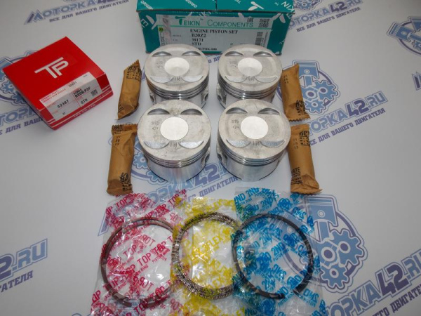 Поршни + кольца 4шт стандарт HONDA B20B 99-