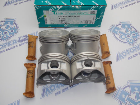 Поршни TEIKIN к-кт 4шт ремонт +0,50 NISSAN CA20 