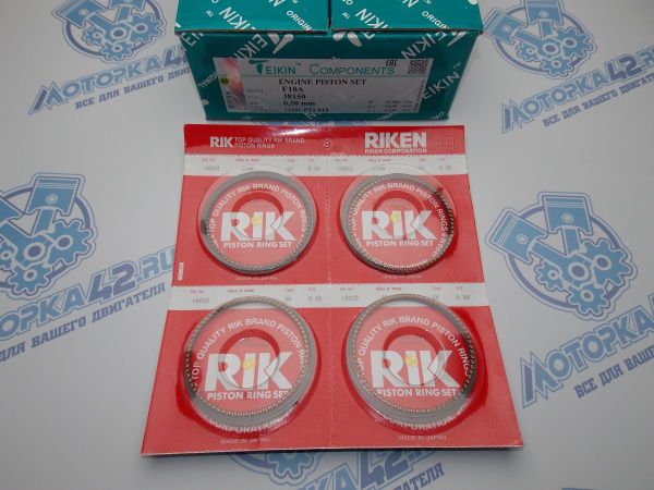 Поршни + кольца к-кт 4шт ремонт +0,50 HONDA F18A, F20Z2