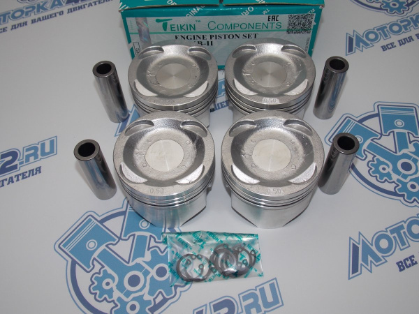 Поршни TEIKIN к-кт 4шт ремонт +0,50 SUZUKI G16A