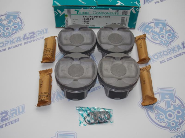 Поршни TEIKIN к-кт 4шт стандарт TOYOTA 2AR-FE