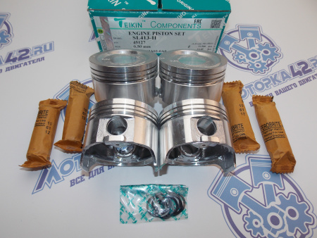 Поршни TEIKIN к-кт 4шт ремонт +0,50 SUZUKI G15#, G16A 8кл