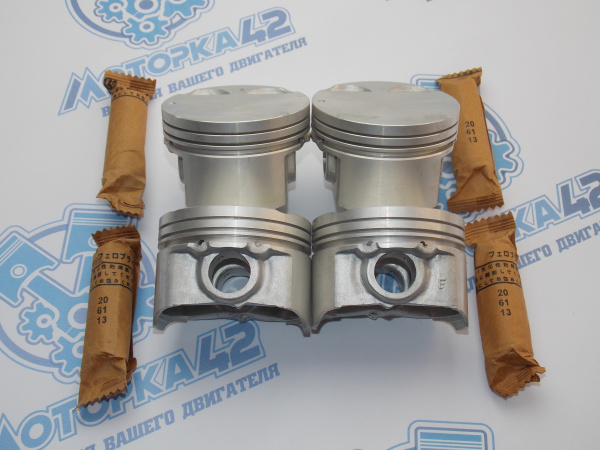 Поршни + кольца к-кт 4шт стандарт MAZDA ZL-VE